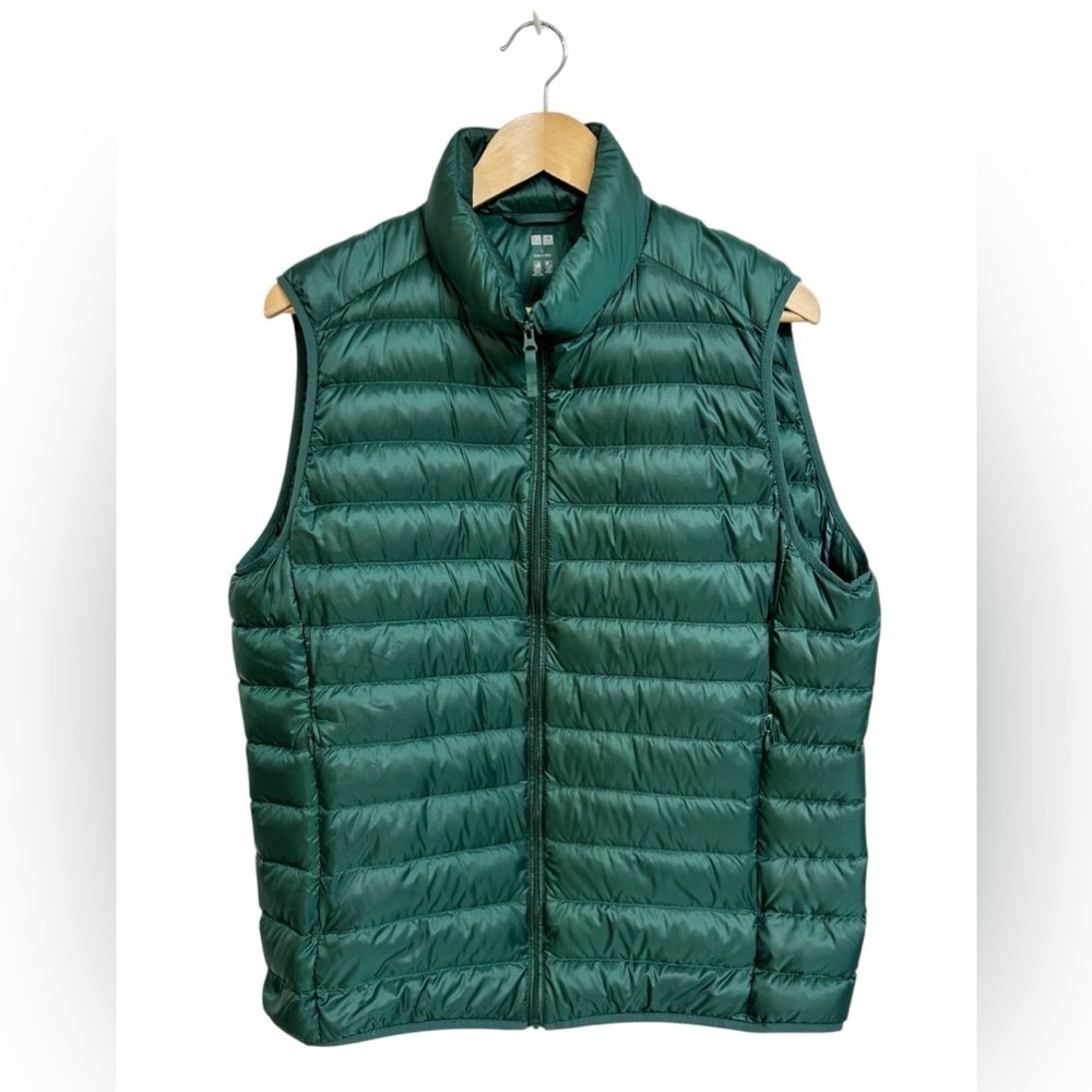 Uniqlo Unisex Men’s Women’s Green Lightweight Puffer Vest Size Large